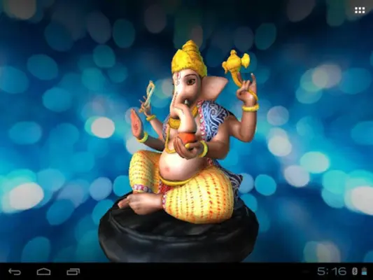 3D Ganesh Live Wallpaper android App screenshot 0