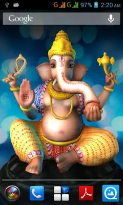 3D Ganesh Live Wallpaper android App screenshot 17