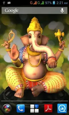 3D Ganesh Live Wallpaper android App screenshot 18