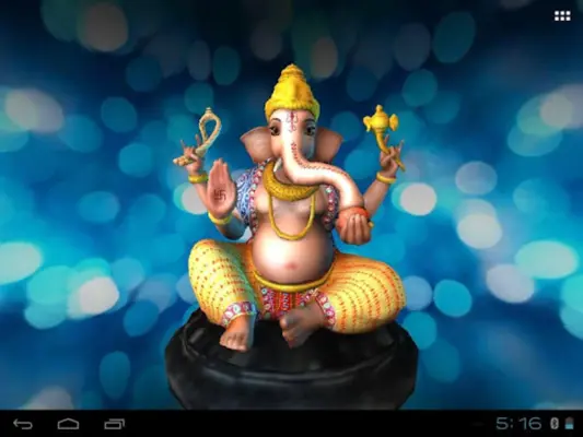 3D Ganesh Live Wallpaper android App screenshot 1