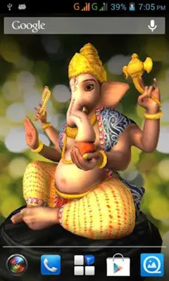 3D Ganesh Live Wallpaper android App screenshot 20