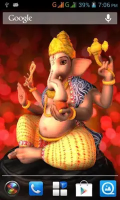 3D Ganesh Live Wallpaper android App screenshot 22