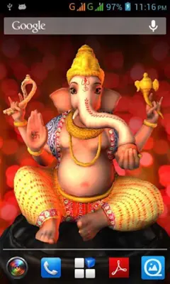 3D Ganesh Live Wallpaper android App screenshot 23