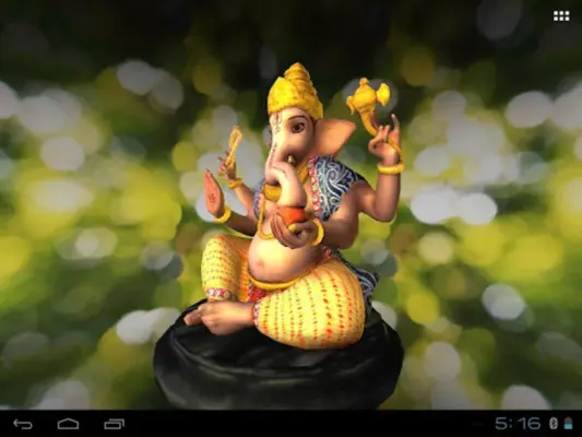 3D Ganesh Live Wallpaper android App screenshot 3