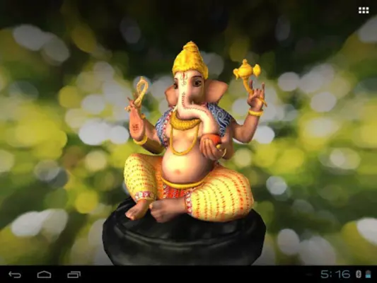 3D Ganesh Live Wallpaper android App screenshot 4